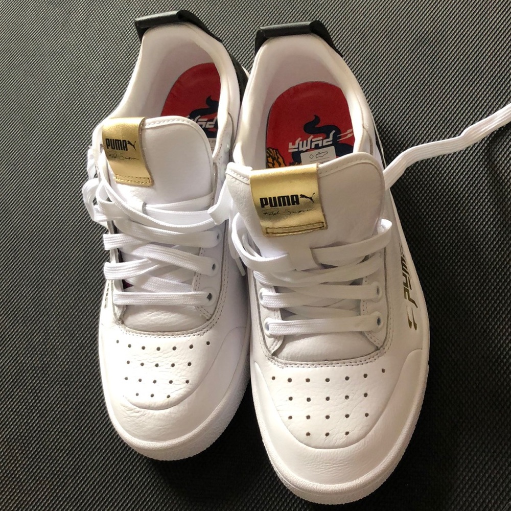 💥HP💥NWOT PUMA UNISEX Ralph Sampson leather sneaker s41